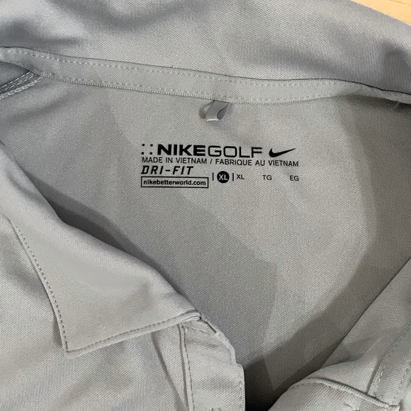 Gray Nike Dri fit Woman’s golf polo - Picture 2 of 2